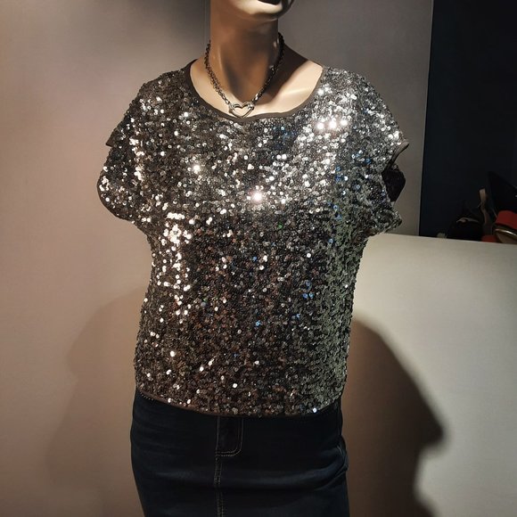 Iola haut à paillettes - Picture 1 of 5
